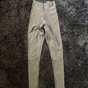 COMMANDO LEATHER LEGGINGS